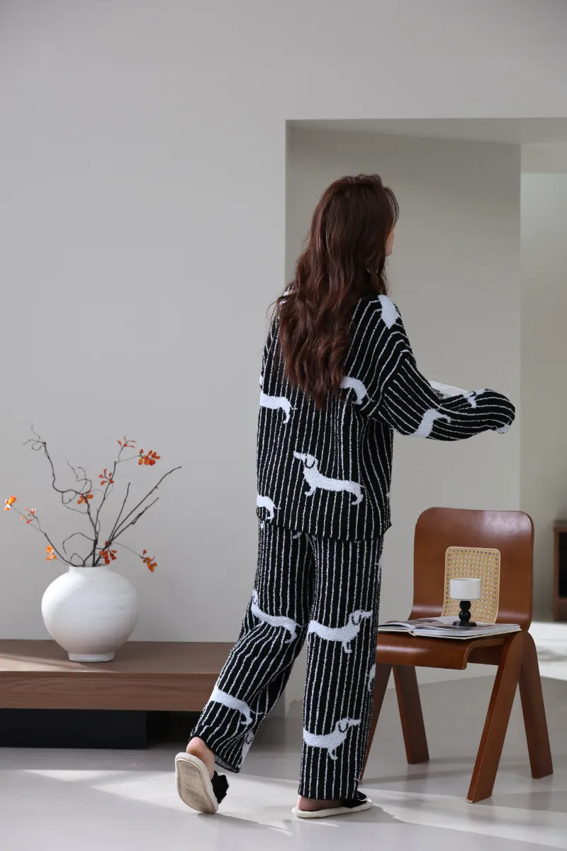 Hemdräkt i mjuk fleece för kvinnor
